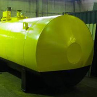 Резервуар горизонтальный 20 м3. РГДН-20 под нефтепродукты ( 2011 г.) Ст3 сп5
